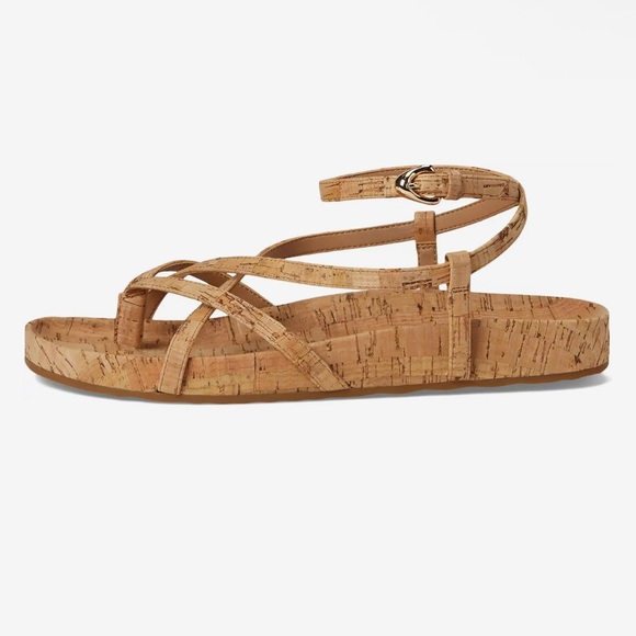 AEROSOLES Shoes - Aerosoles Leera Natural Cork Sandal Size 5.5